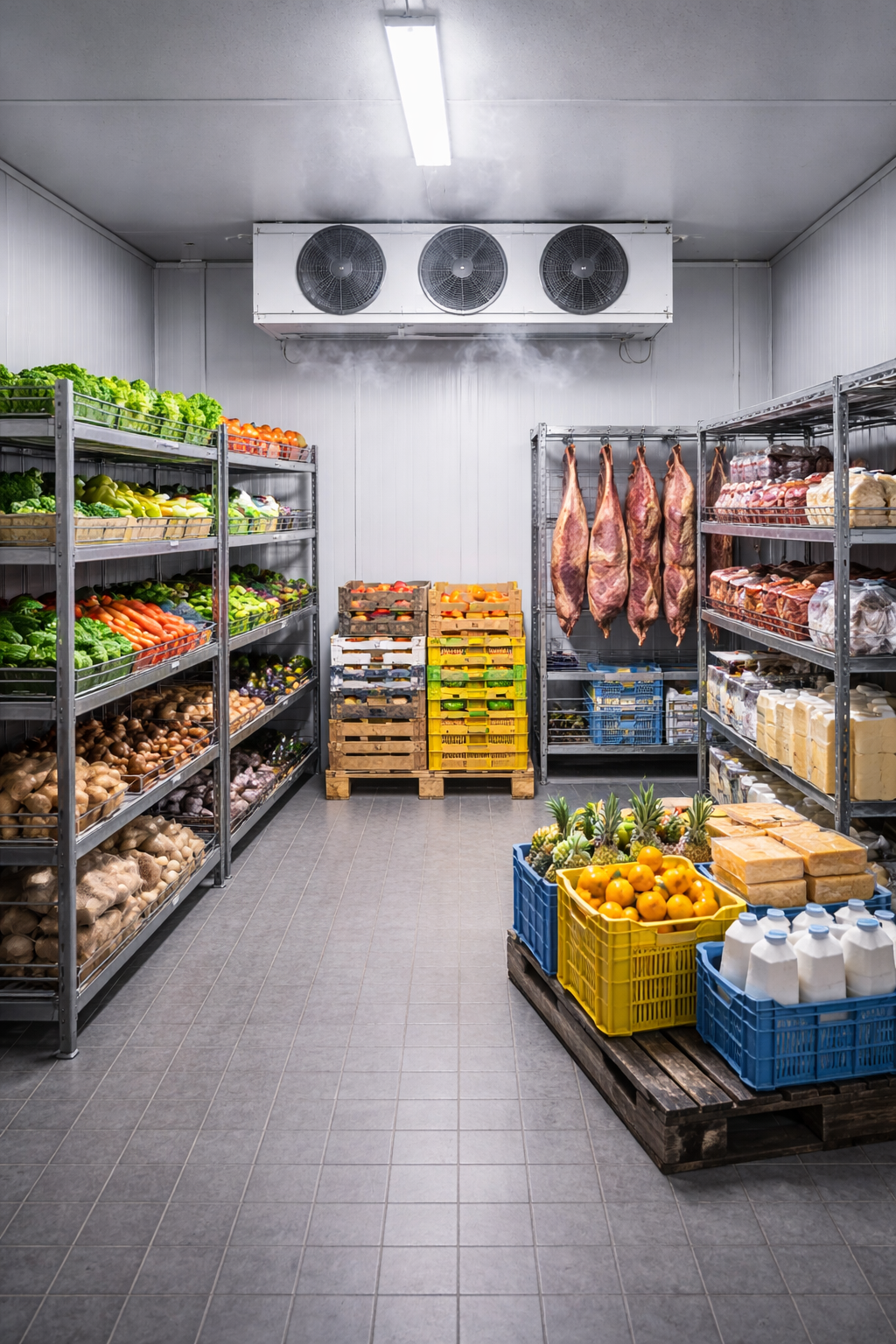 Chambre froide professionnelle